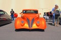 Antique Car: 1939 Ford Custom Cabriolet/Front View Royalty Free Stock Photo